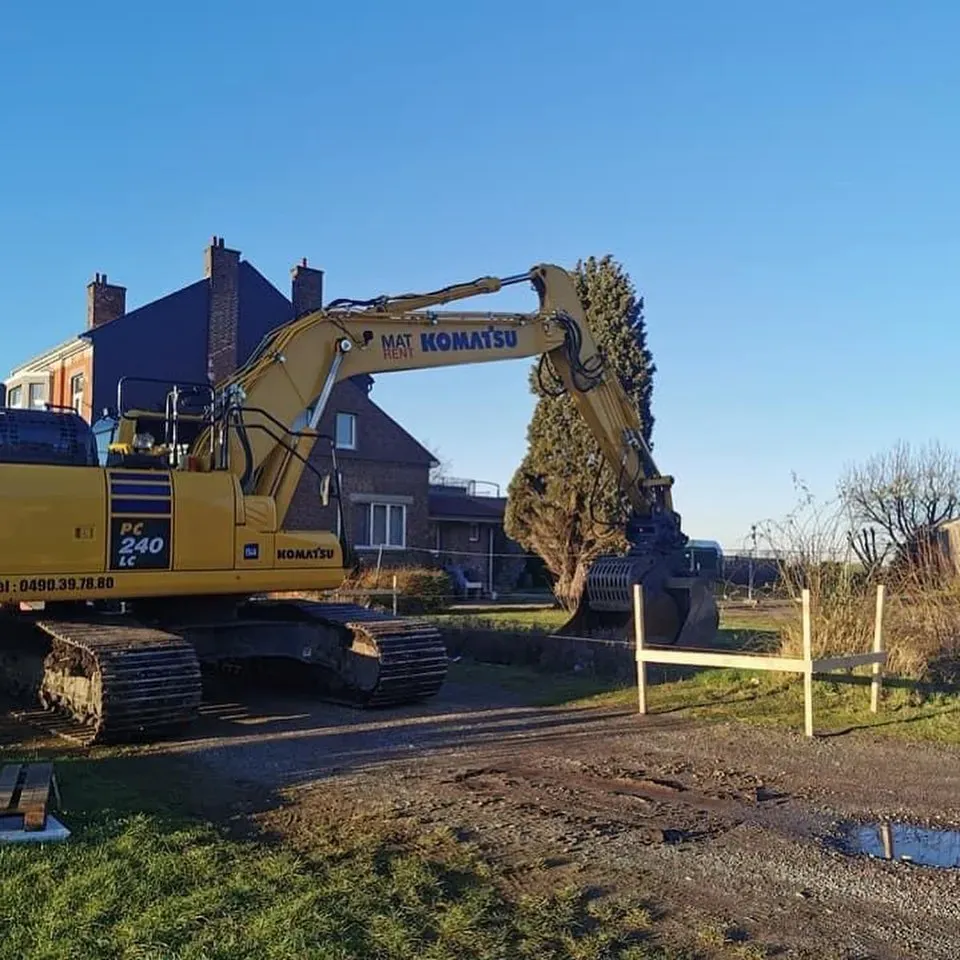 travaux de terrassement et amenagement exterieur par ets guilain a charleroi